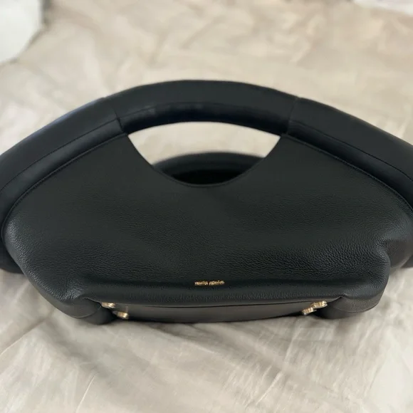 Cult Gaia Black Leather Tote - Picture 3 of 6